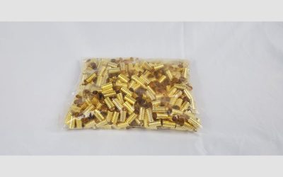 Gold hair accessories for braids (10 pics)