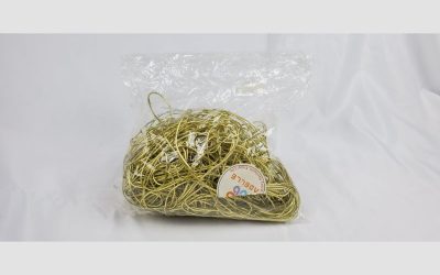 Hair accessories gold hair string (per braid)