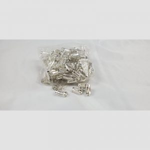 Silver hair clips for braids